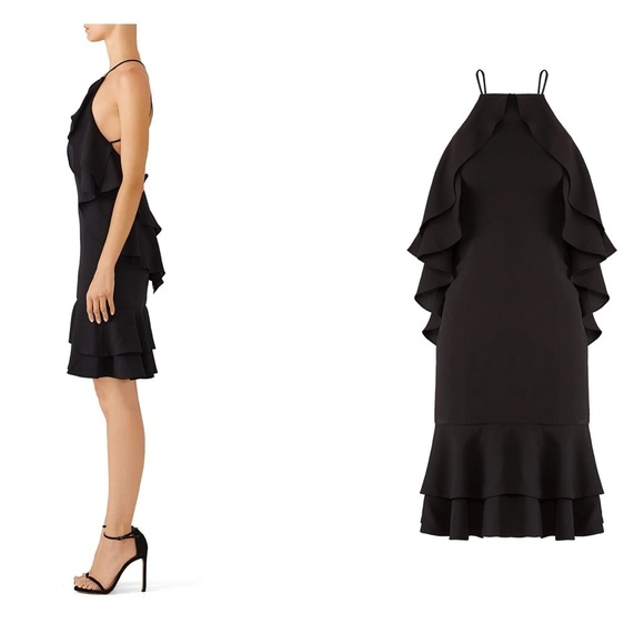 Fame & Partners black Margaux Dress size 12 - Picture 2 of 5